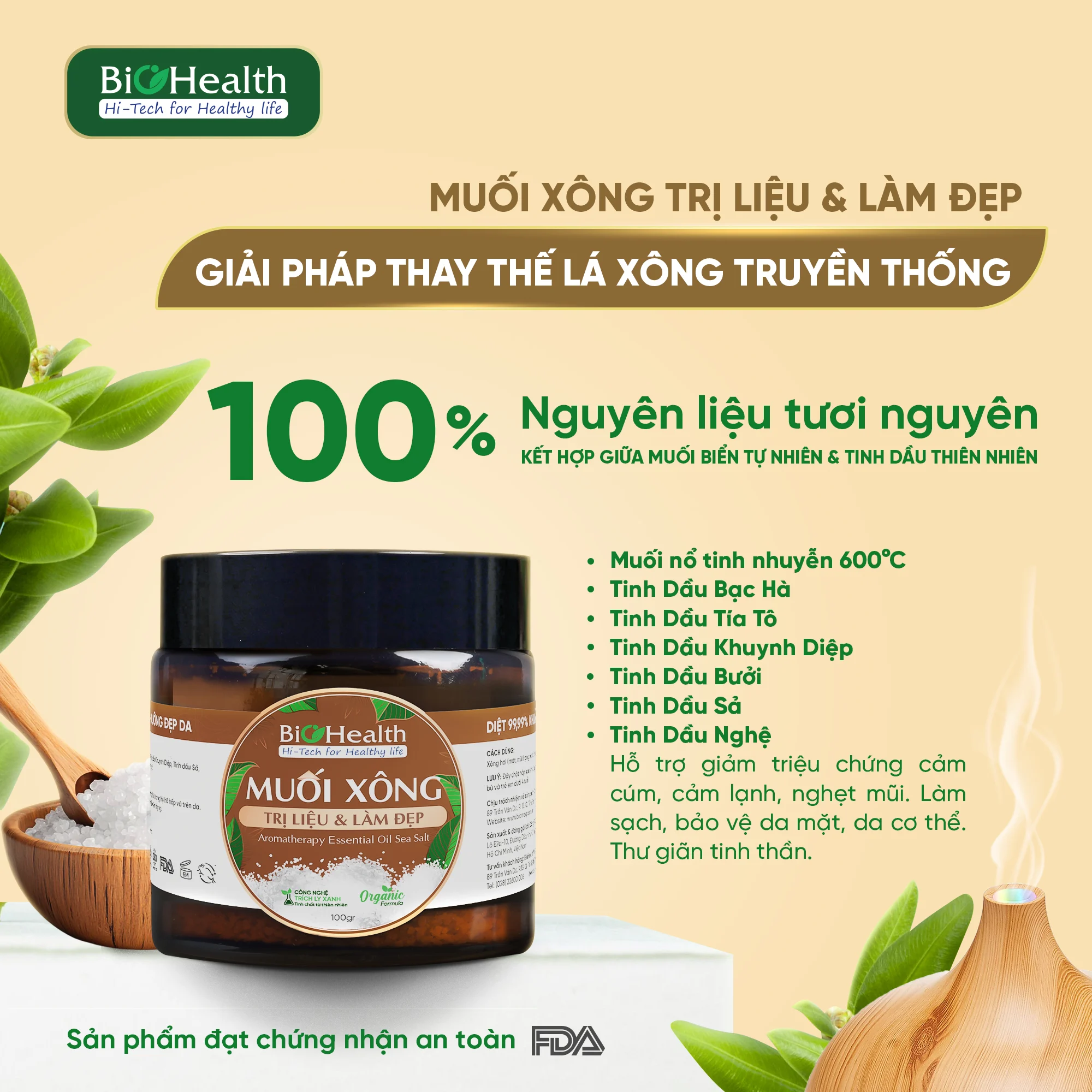 Muối Xông Trị Liệu Và Làm Đẹp BioHealth